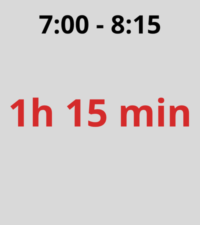 Strefa 1 - 7:00-8:15 - 